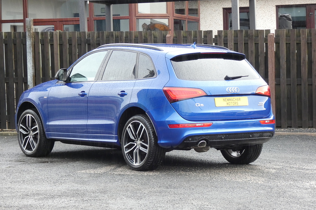 Audi Q5 2.0 Tdi S Line Plus Suv S Tronic Quattr Blue #4