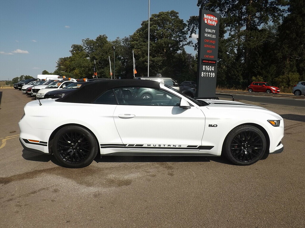 Ford Mustang V8 Gt White #5