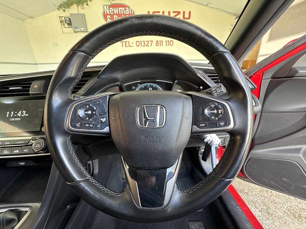 Honda Civic 1.0 Vtec Turbo 126 Ex Cvt Hatchback Black #9