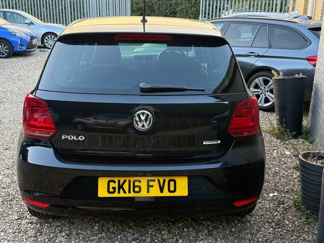 Volkswagen Polo 1.0 Bluemotion Tech Match Hatchback Man Black #3