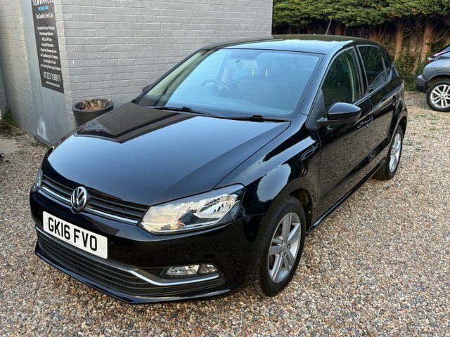 Volkswagen Polo 1.0 Bluemotion Tech Match Hatchback Man Black