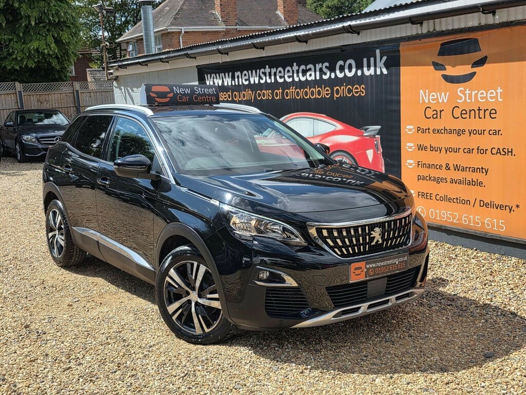 Peugeot 3008 Suv 1.2 Puretech Allure Euro 6 Ss 201767 SJ67RPX Black