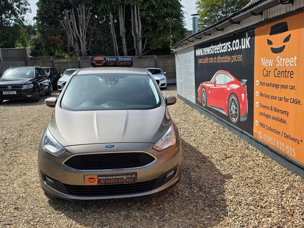 Ford C-Max Mpv 1.0T Ecoboost Gpf Zetec Euro 6 Ss 2019 SJ19FHW Silver #3