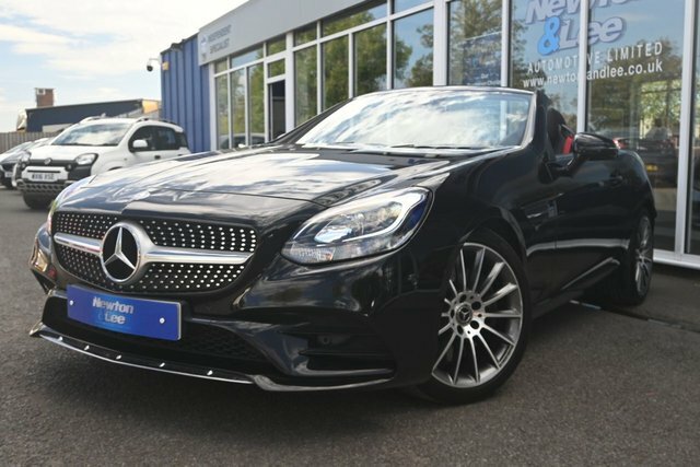 Mercedes-Benz SLC 2.1 Slc250d Amg Line Convertible G-tron Black #3