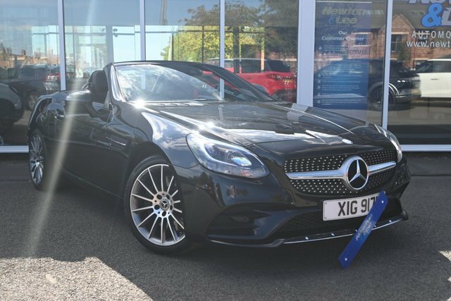 Mercedes-Benz SLC 2.1 Slc250d Amg Line Convertible G-tron Black #6