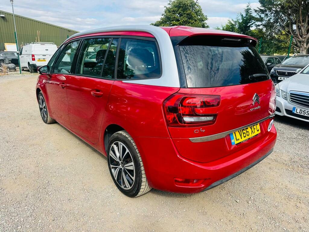 Citroen Grand C4 Picasso 1.6 Bluehdi Feel Eat6 Euro 6 Ss Red #4