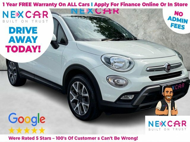 Fiat 500X 2016 1.4 Multiair Cross Suv Euro YW65AZP White