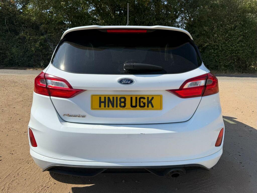 Ford Fiesta 1.0T Ecoboost St-line Euro 6 Ss White #4