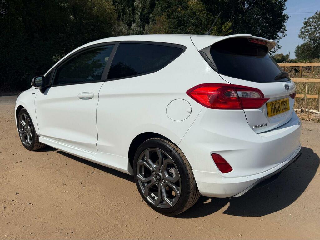 Ford Fiesta 1.0T Ecoboost St-line Euro 6 Ss White #5
