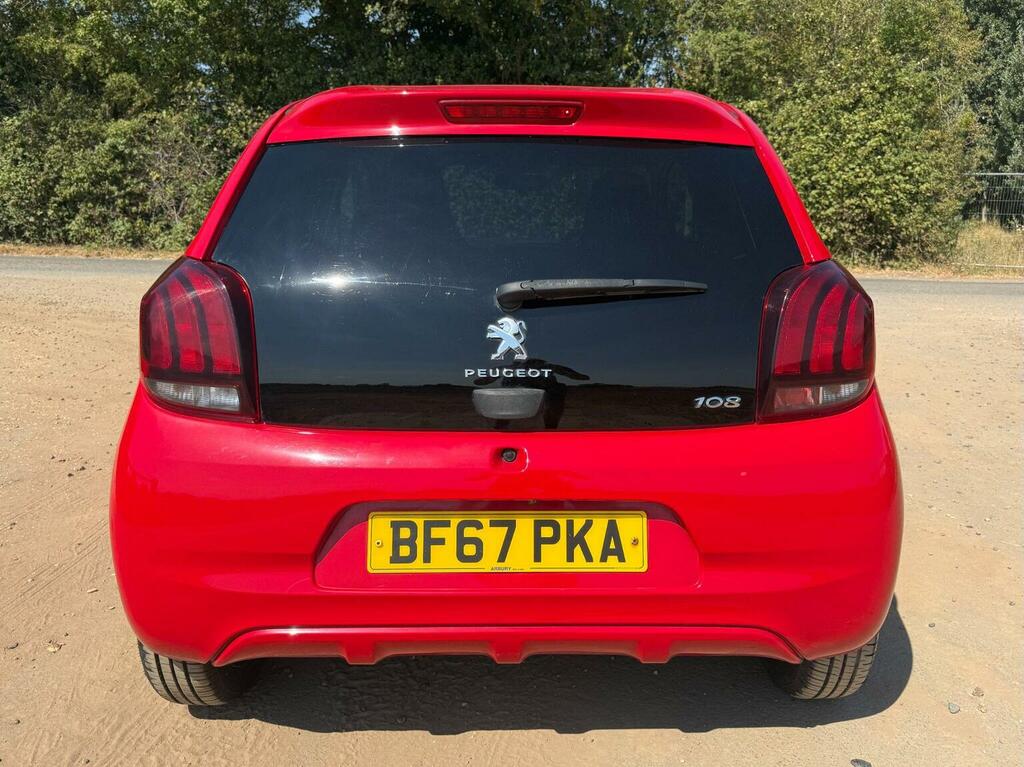 Peugeot 108 1.2 Puretech Allure Euro 6 Red #4