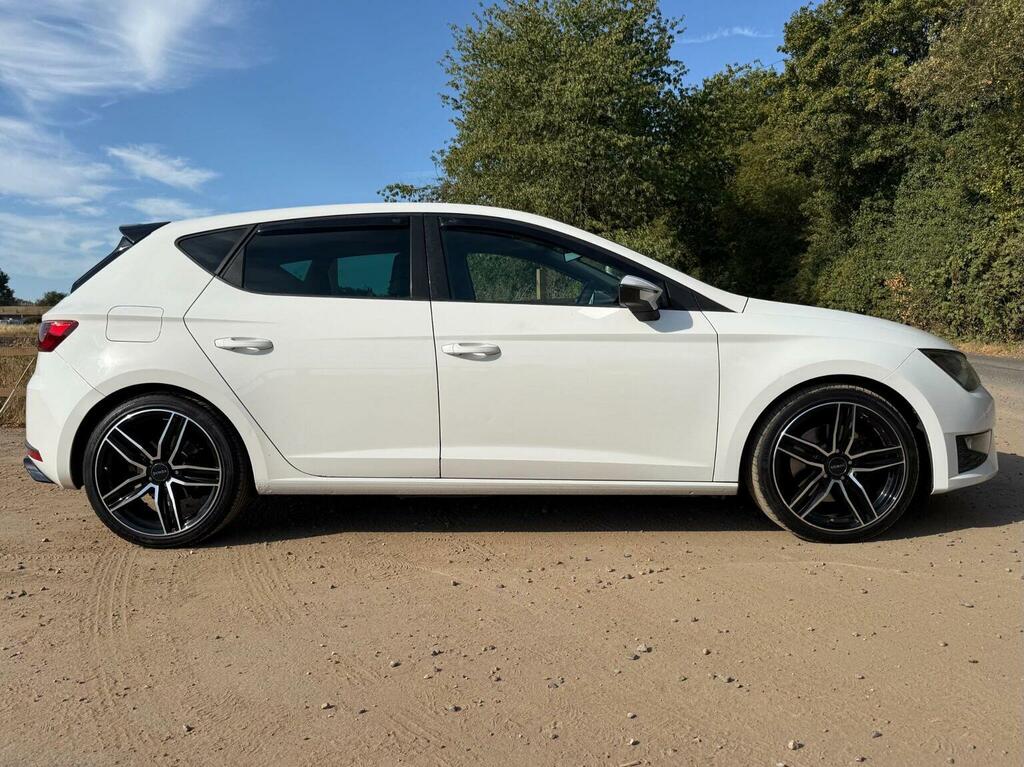 Seat Leon 2.0 Tdi Cr Fr Euro 5 Ss White #2