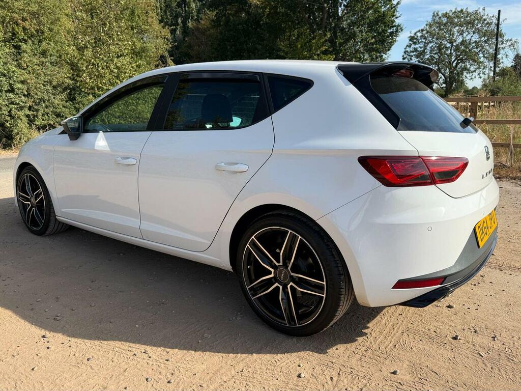 Seat Leon 2.0 Tdi Cr Fr Euro 5 Ss White #5