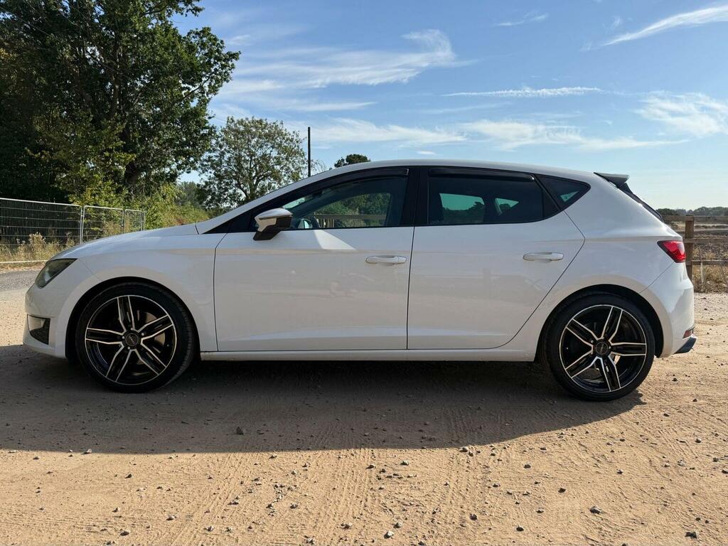 Seat Leon 2.0 Tdi Cr Fr Euro 5 Ss White #6