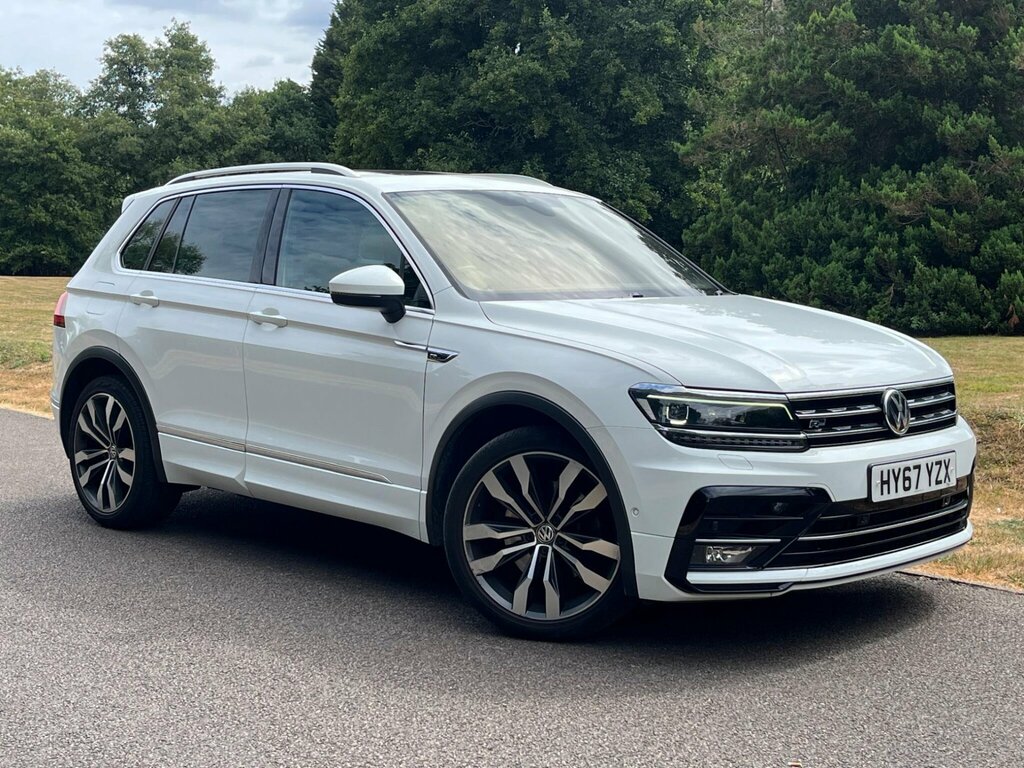Volkswagen Tiguan 2.0 Tsi R-line Dsg 4Motion Euro 6 Ss White #4