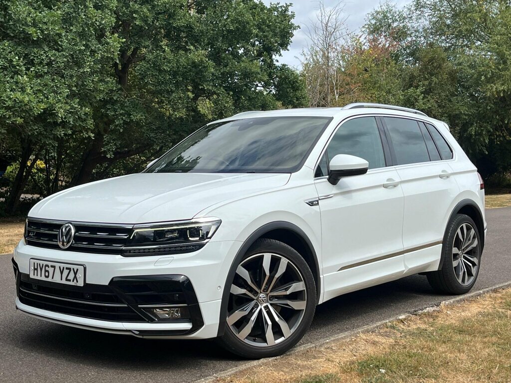 Volkswagen Tiguan 2.0 Tsi R-line Dsg 4Motion Euro 6 Ss White #3