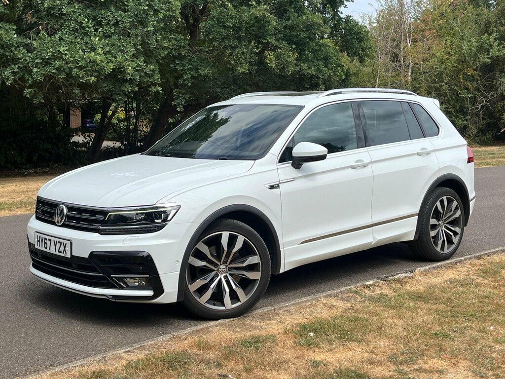 Volkswagen Tiguan 2.0 Tsi R-line Dsg 4Motion Euro 6 Ss White #6
