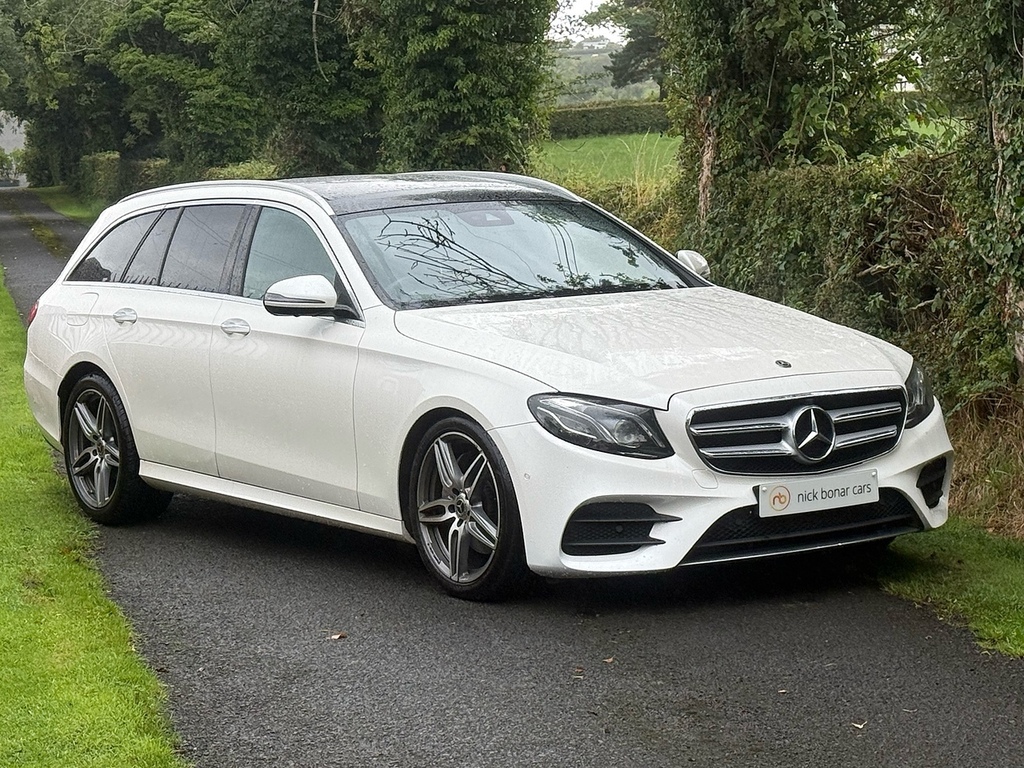 Mercedes-Benz E Class E220d Amg Line KM19LUP White #2