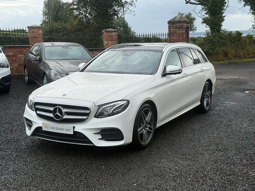 Mercedes-Benz E Class E220d Amg Line KM19LUP White #6