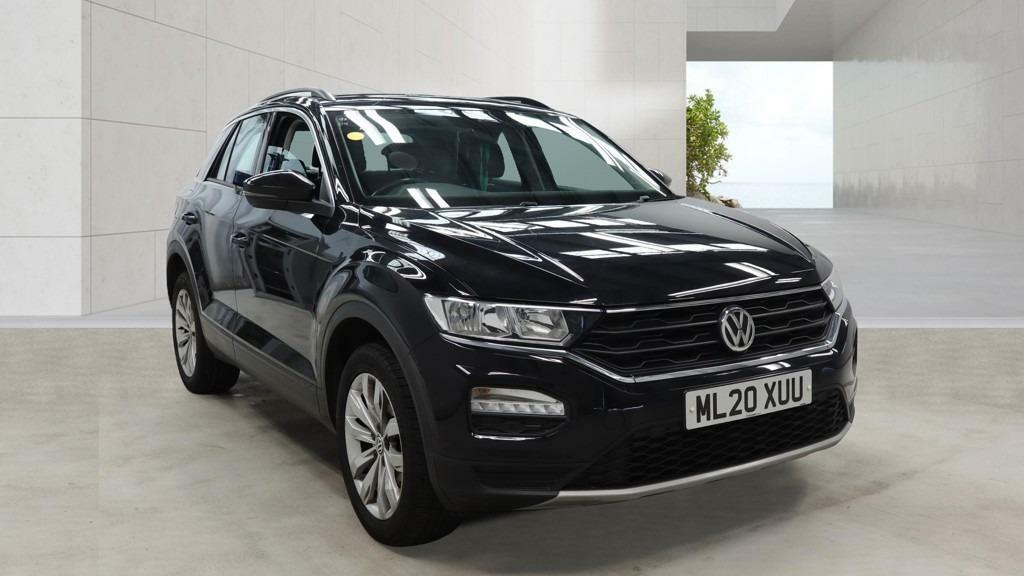 Volkswagen T-Roc 1.0 Tsi Se Car Net Apps Ulez Vw History ML20XUU Black