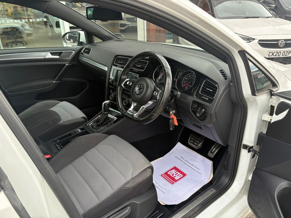 Volkswagen Golf 2.0 Tdi R-line Dsg Nav 35 Tax 61 Mpg White #4