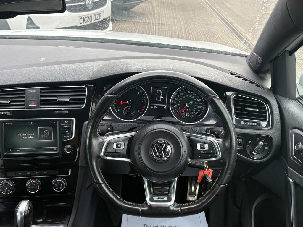 Volkswagen Golf 2.0 Tdi R-line Dsg Nav 35 Tax 61 Mpg White #3