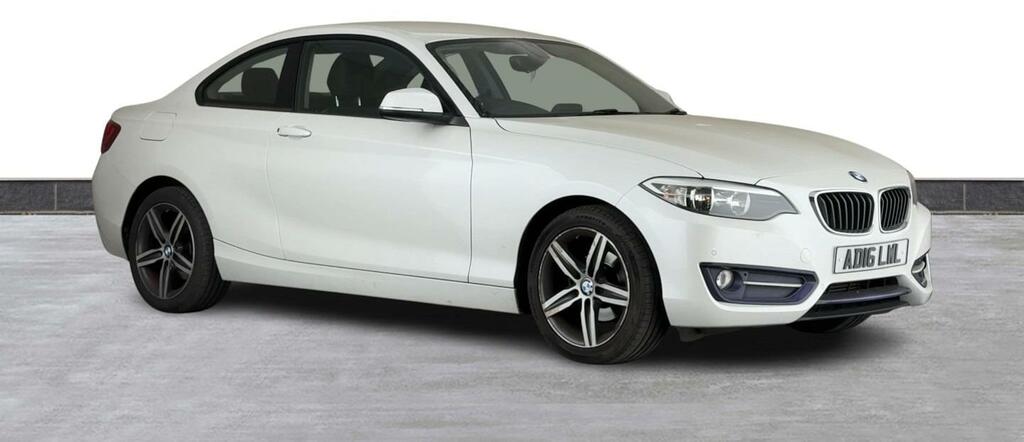 BMW 2 Series 218D Sport Pro Media Nav 35 Tax 65 Mpg AD16LWL White