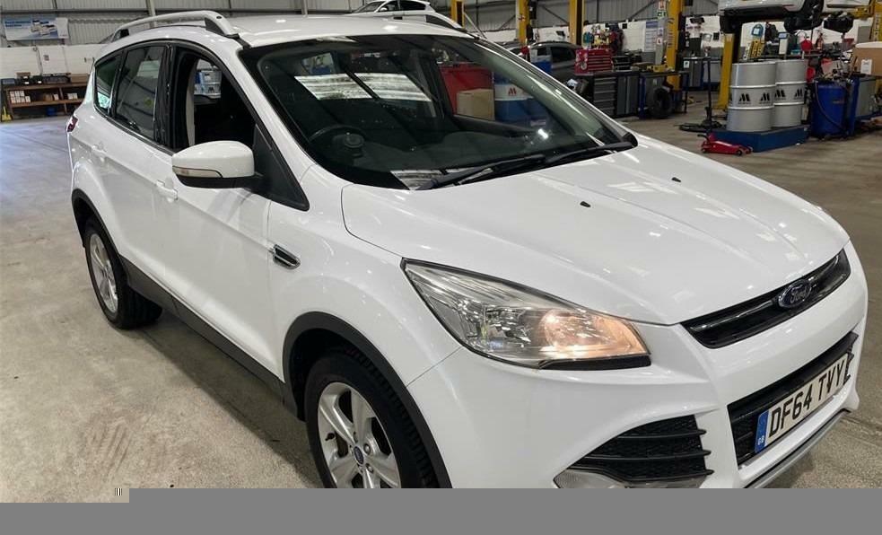 Ford Kuga 2.0 Tdci 150 Zetec Ulez 60 Mpg Dab Bl White