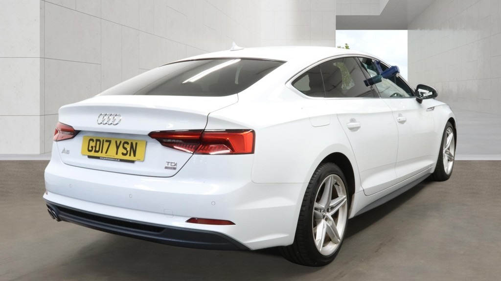 Audi A5 2.0 Tdi Ultra S Line S Tronic White #6