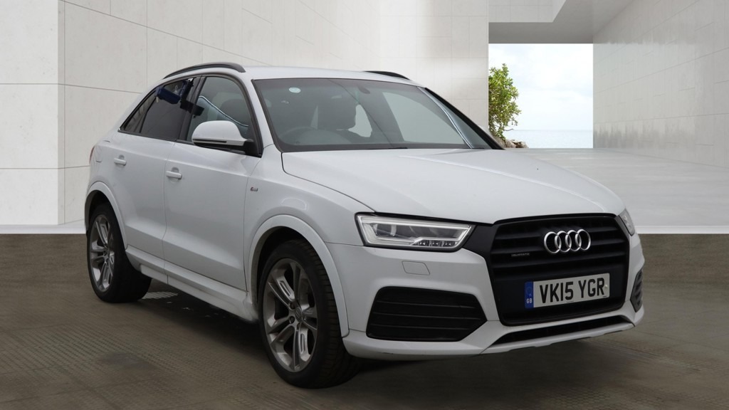 Audi Q3 2.0 Tdi 184 Quattro S Line Plus S Tronic Tech White