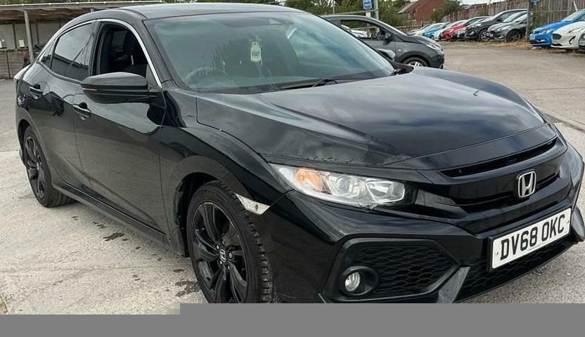 Honda Civic 1.0 Vtec Turbo 126 Sr Nav Carplay Ulez Black
