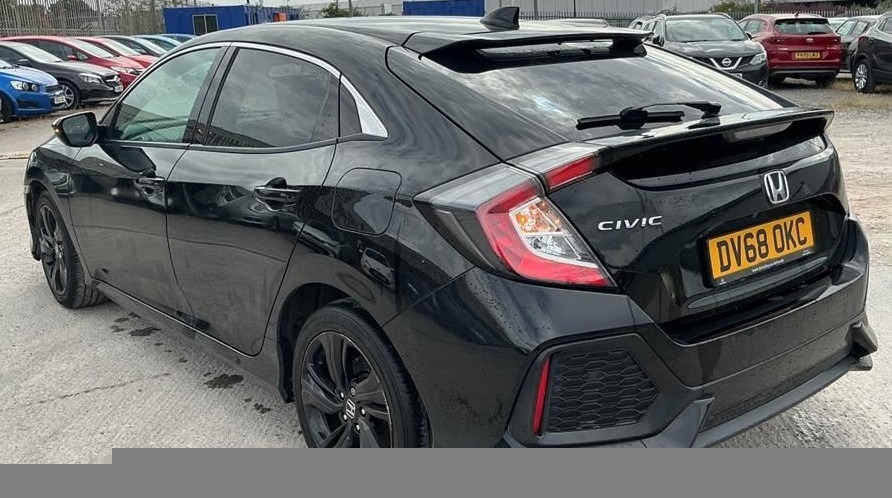 Honda Civic 1.0 Vtec Turbo 126 Sr Nav Carplay Ulez Black #2