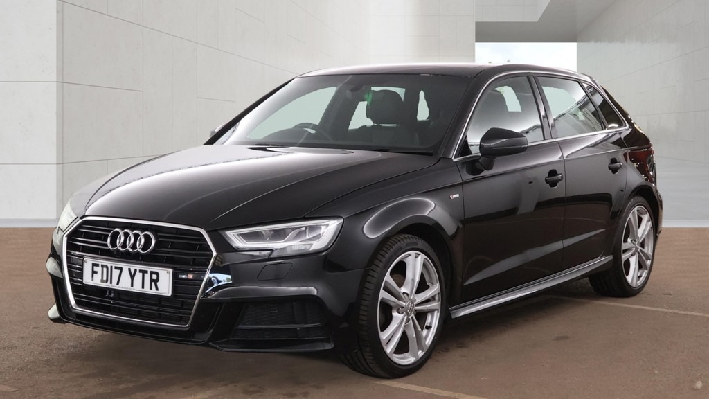 Audi A3 2.0 Tdi S Line Tech Pk Nav Sunroof Da Black #6