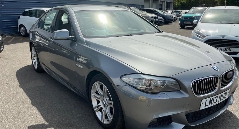 BMW 5 Series 520D M Sport Step Pro Media Nav Leat Grey