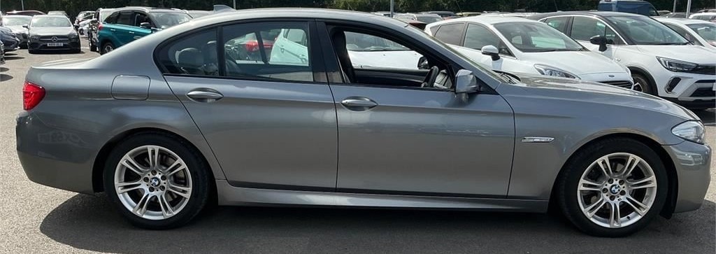 BMW 5 Series 520D M Sport Step Pro Media Nav Leat Grey #6