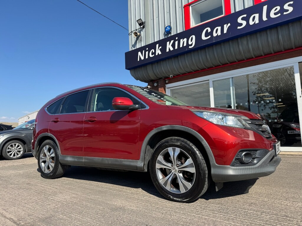 Honda Cr-V 2.2 I-dtec Sr 4Wd 13 Services Camera Da Red
