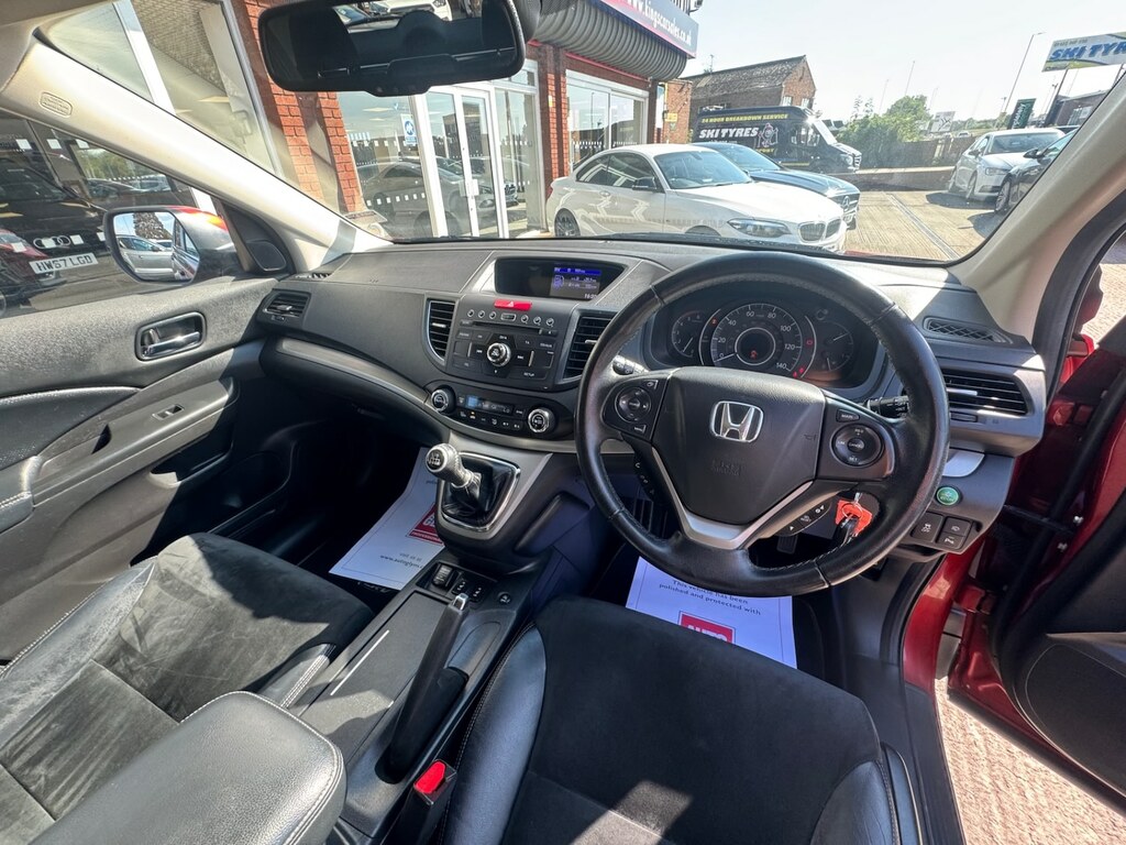Honda Cr-V 2.2 I-dtec Sr 4Wd 13 Services Camera Da Red #3