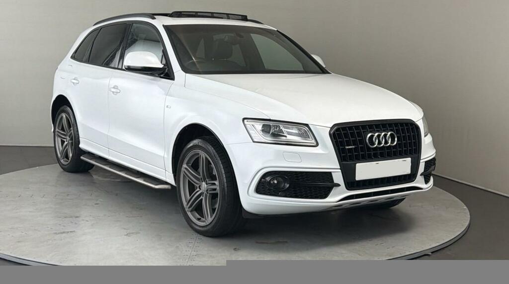 Audi Q5 2.0 Tdi 190 Quattro S Line Plus S Tronic Pano White