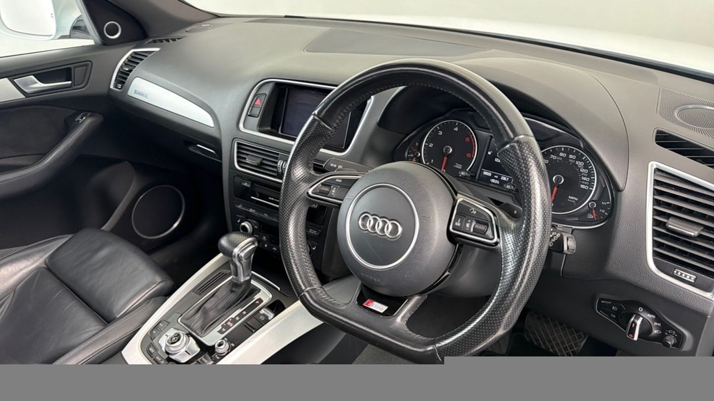 Audi Q5 2.0 Tdi 190 Quattro S Line Plus S Tronic Pano White #6
