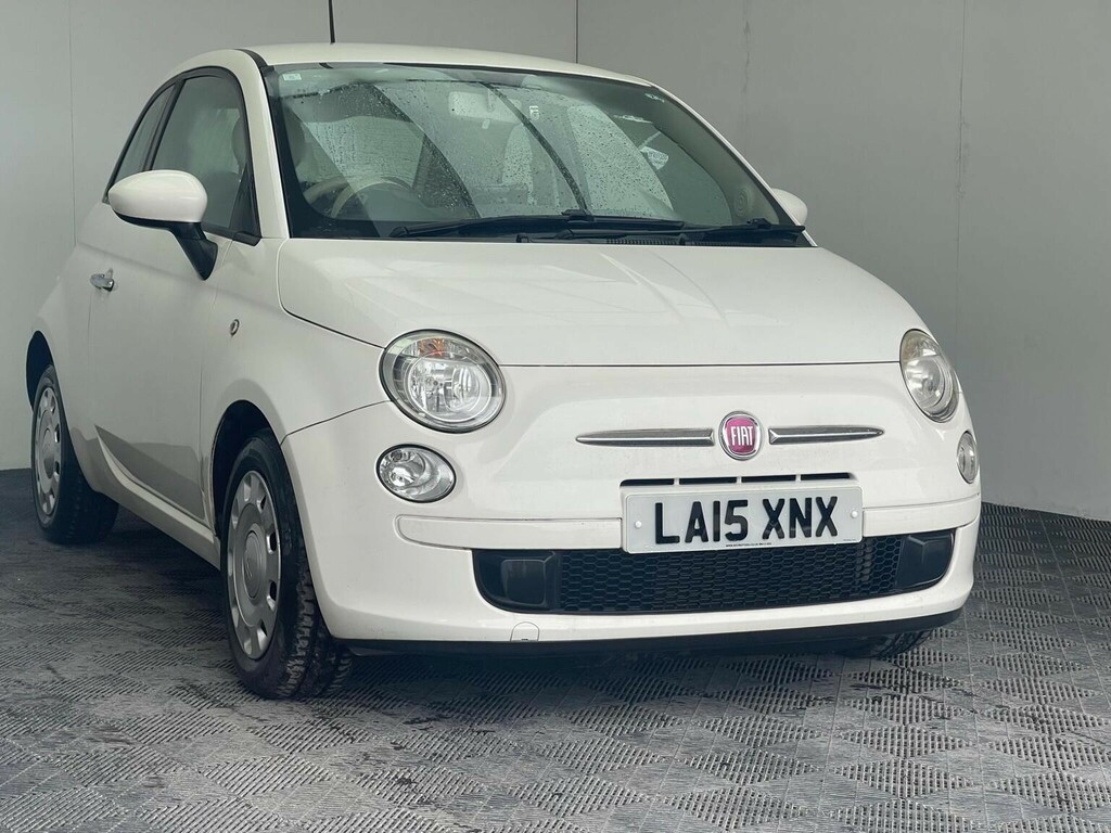 Fiat 500 1.2 Lounge Dualogic Euro 6 Ss White