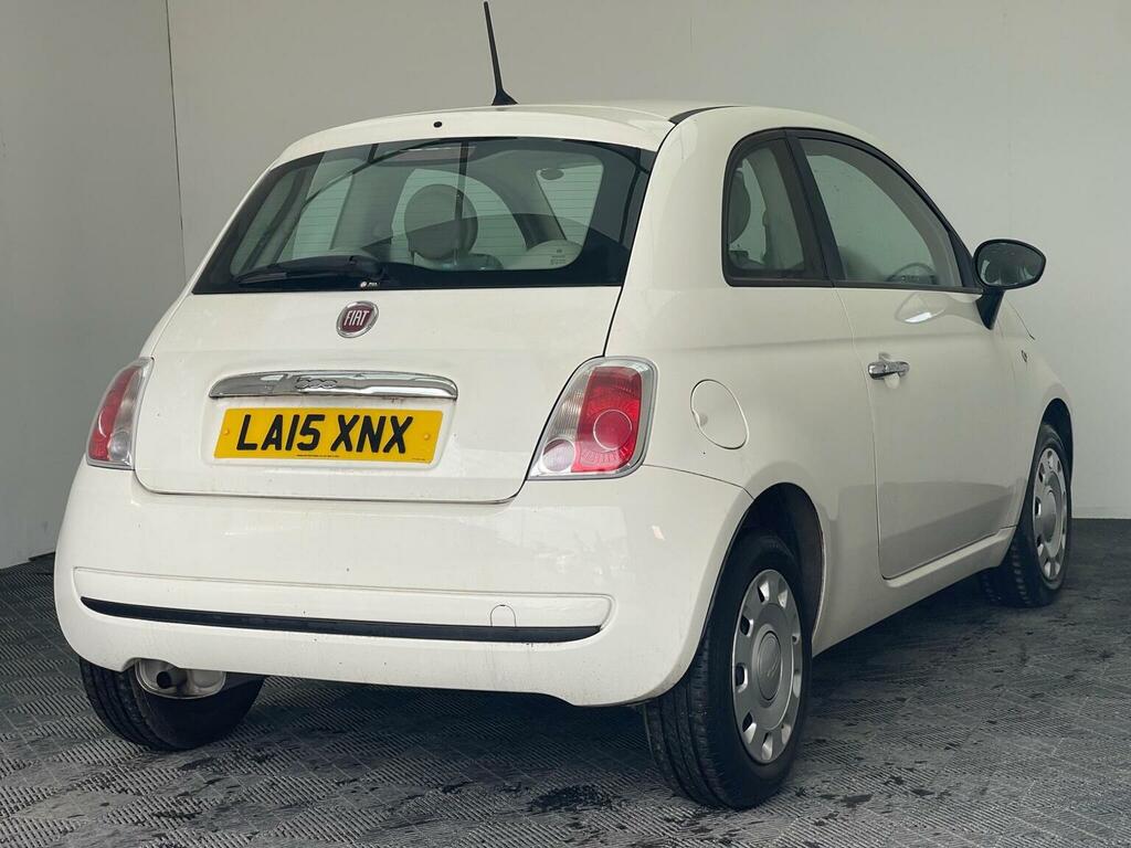 Fiat 500 1.2 Lounge Dualogic Euro 6 Ss White #6
