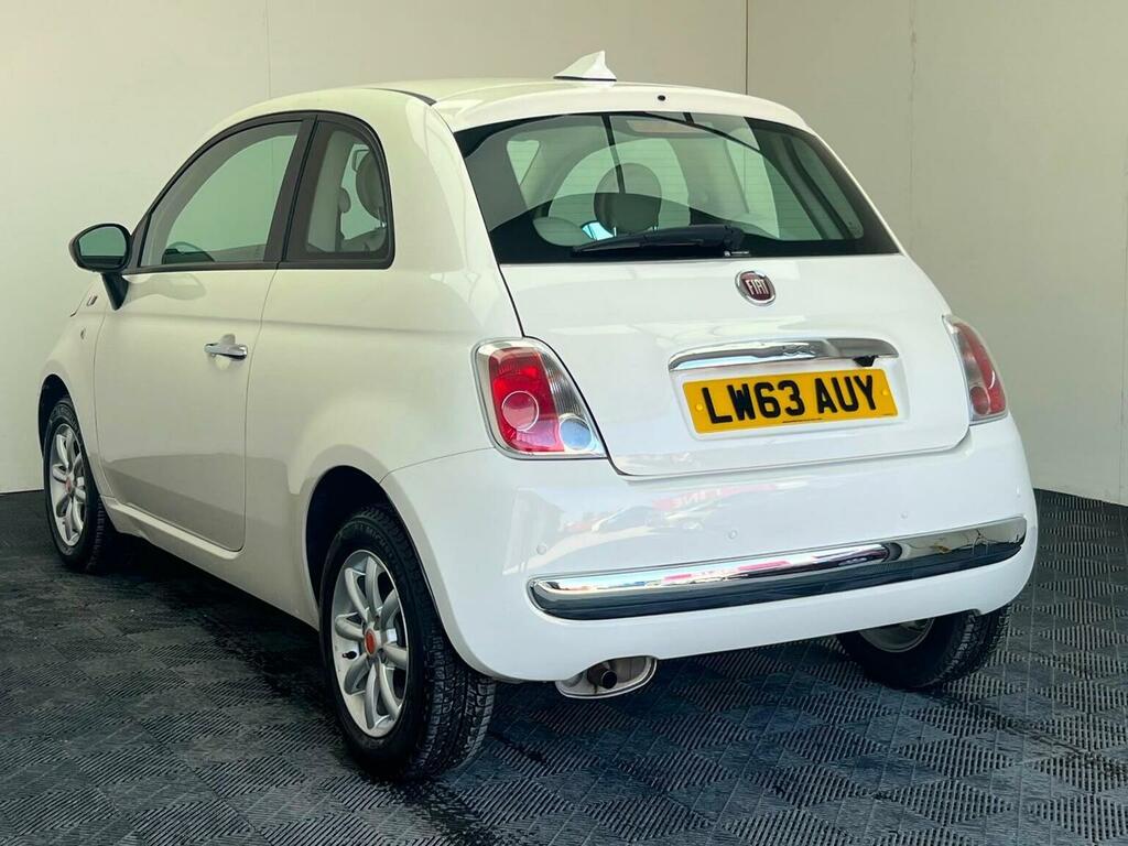 Fiat 500 1.2 Lounge Dualogic Euro 6 Ss White #4