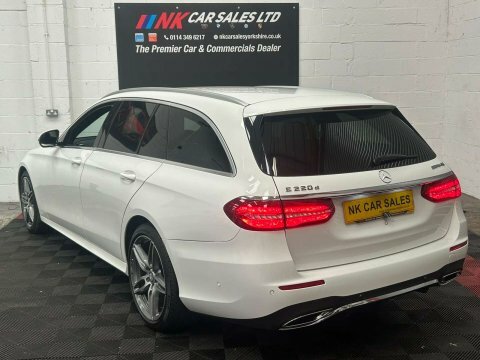Mercedes-Benz E Class 2.0 E220d Amg WF17VUK White #5