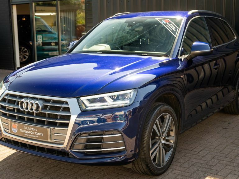 Audi Q5 40 Tdi Quattro S Line S Tronic Blue #5