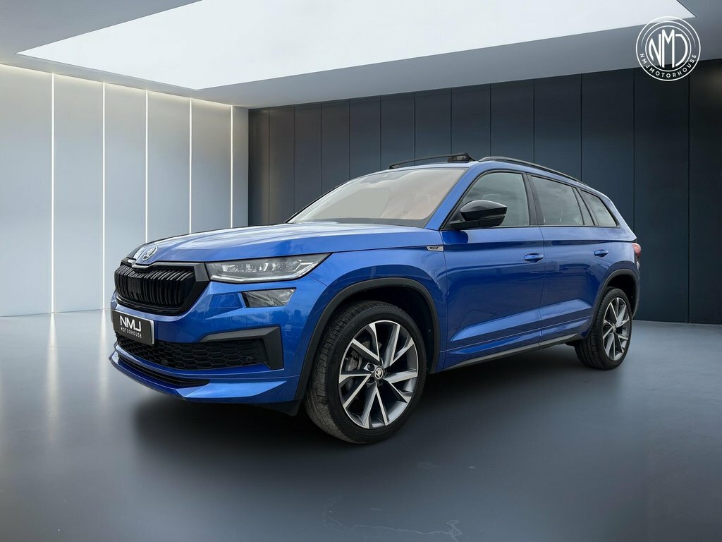 Skoda Kodiaq 2022 1.5 Tsi Act Sportline Dsg Euro 6 Ss 7 Blue #3