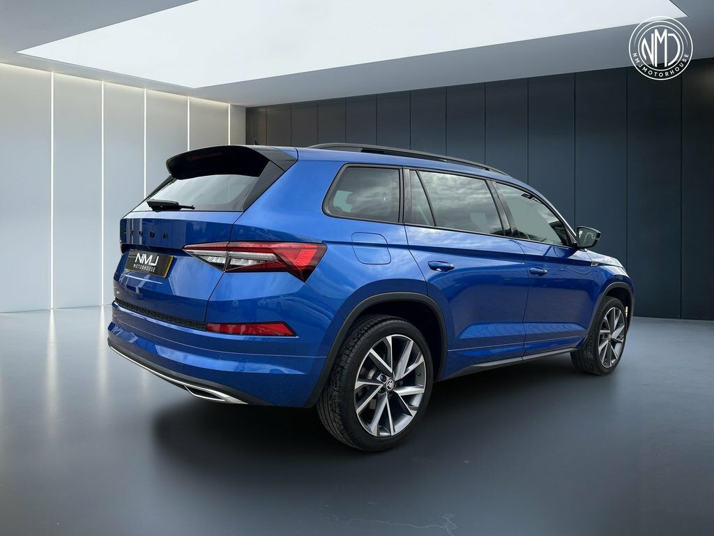 Skoda Kodiaq 2022 1.5 Tsi Act Sportline Dsg Euro 6 Ss 7 Blue #5