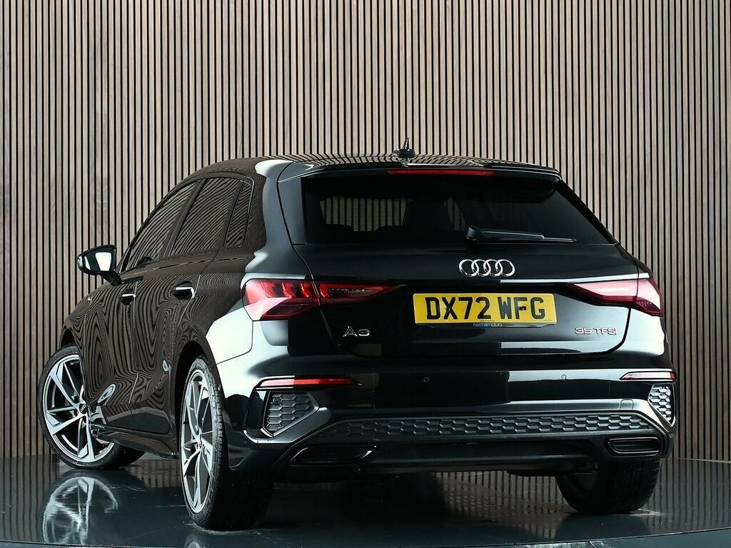 Audi A3 1.5 Tfsi 35 Edition 1 Sportback S Troni DX72WFG Black #2