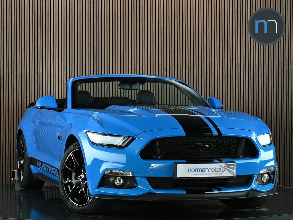 Ford Mustang 5.0 V8 Gt Convertible Selshift Euro 6 Blue