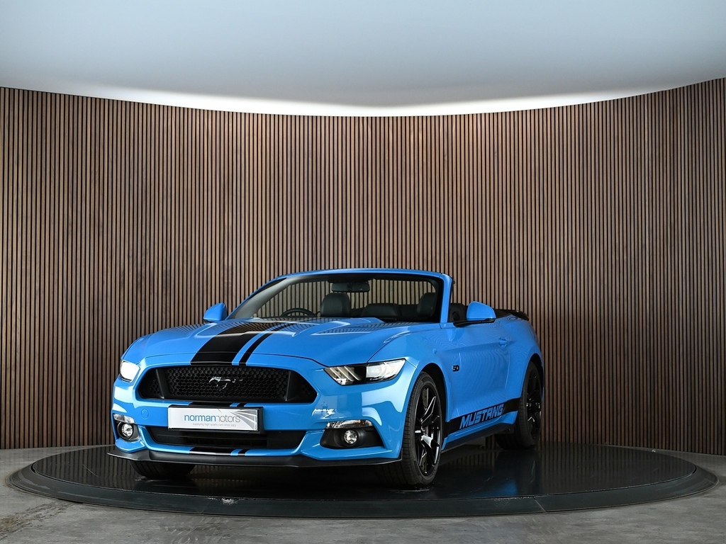 Ford Mustang 5.0 V8 Gt Convertible Selshift Euro 6 Blue #6