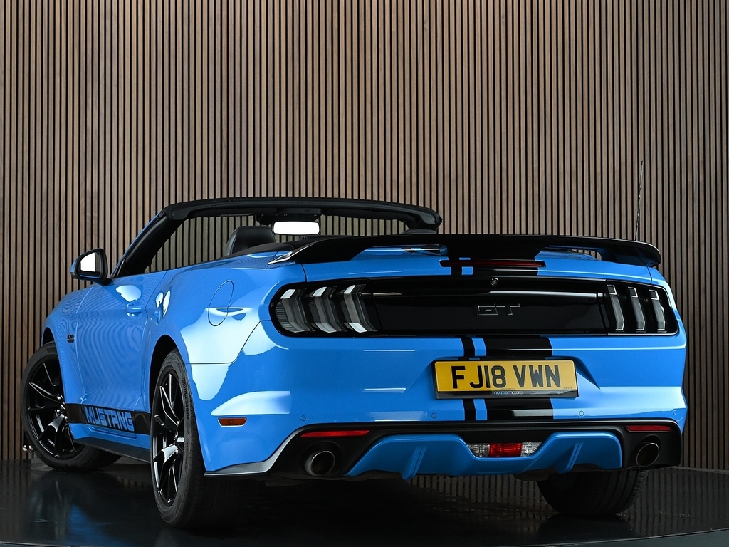 Ford Mustang 5.0 V8 Gt Convertible Selshift Euro 6 Blue #2