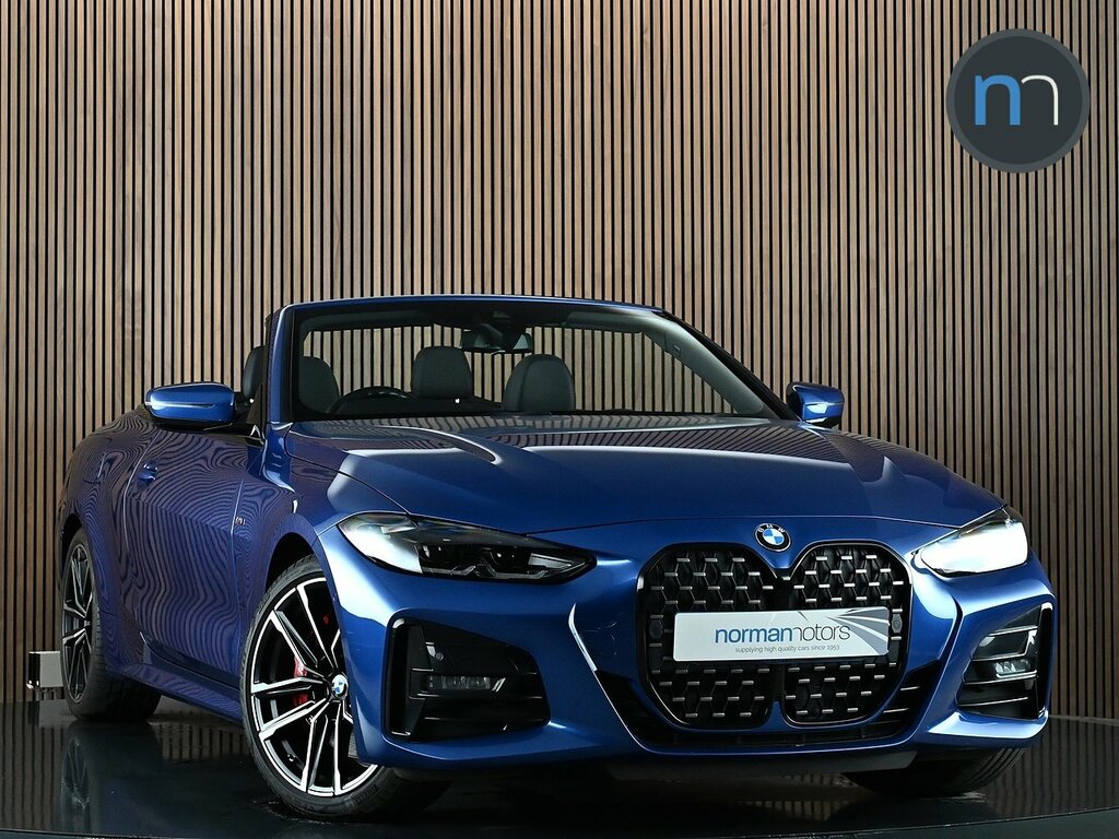 BMW 4 Series 2.0 420I M Sport Convertible Euro Blue